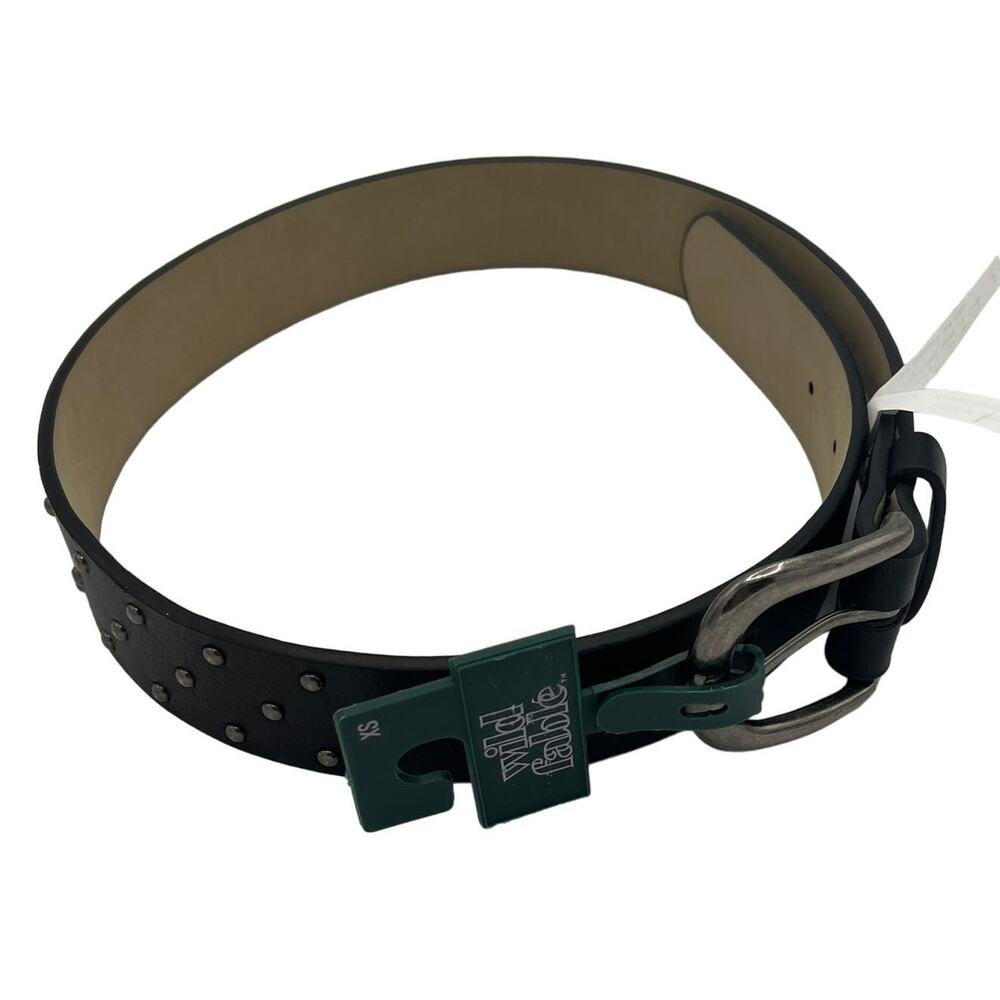 Wild Fable Women's Black Studded Casual Belt - Size Small - NWT